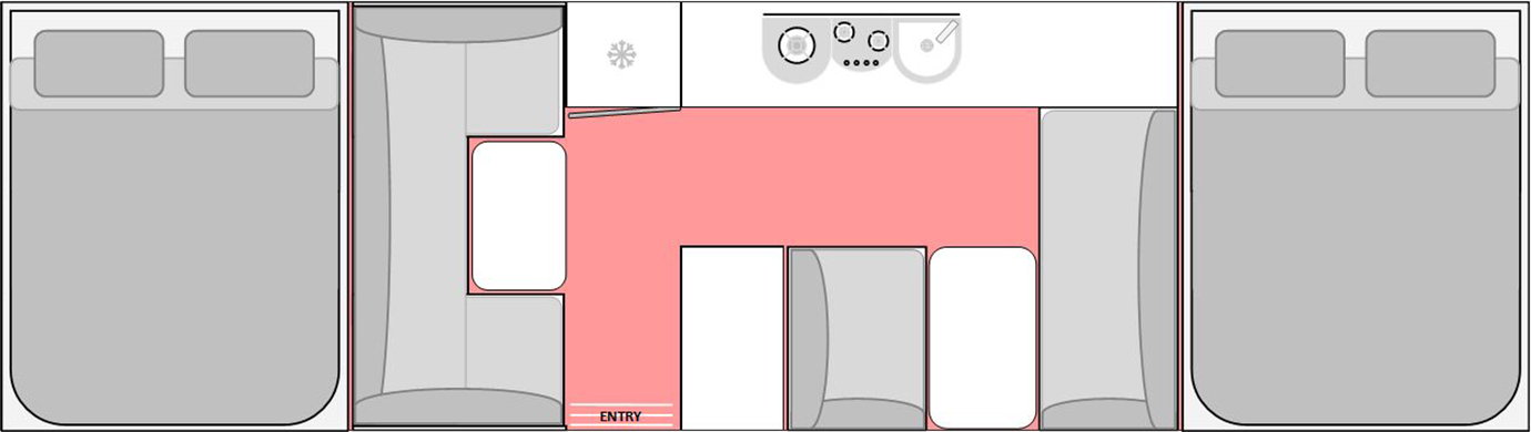 Limited Edition Walkinshaw Camper Floorplan